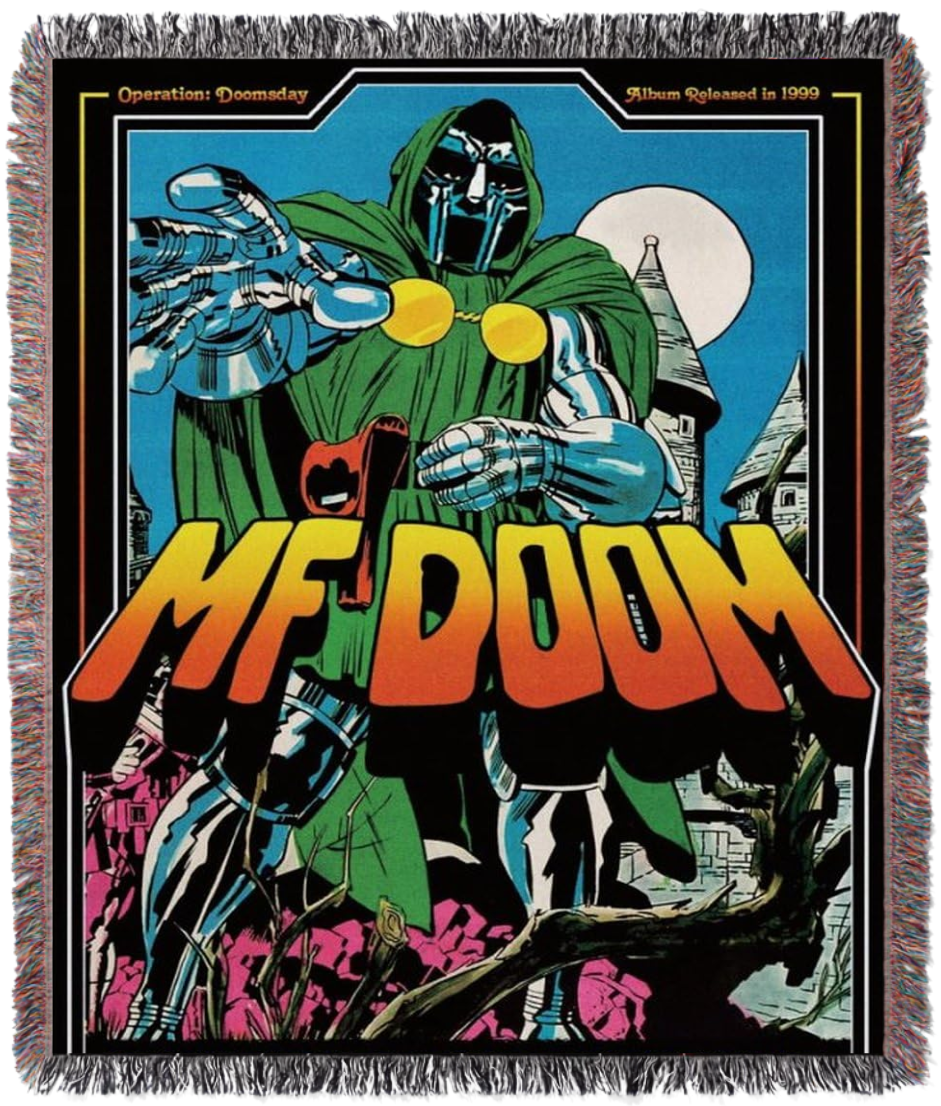 MF Doom Woven Tapestry – Timeless Anime